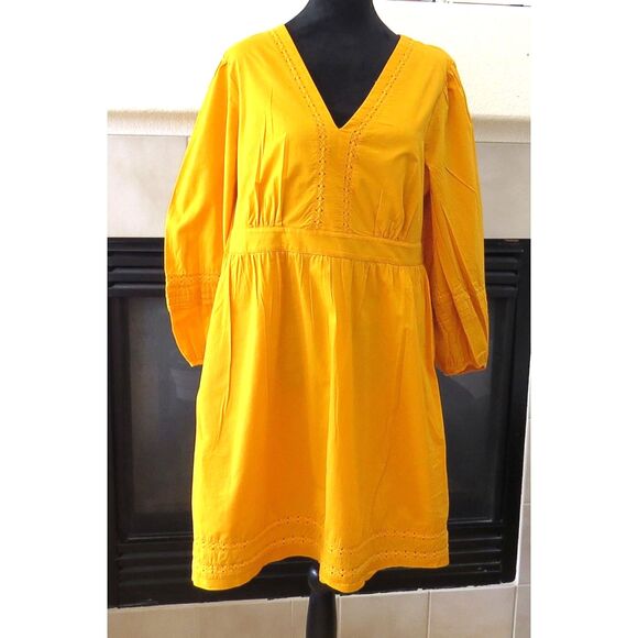 J. Crew Dresses & Skirts - J. Crew Re-Imagined Dress Marigold Medium EUC